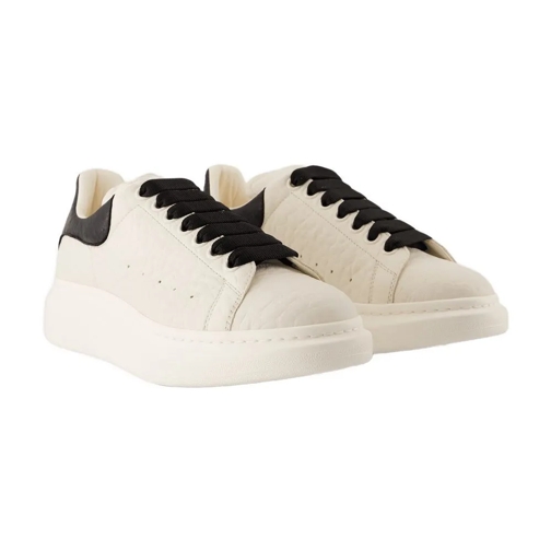 Alexander McQueen Low-Top Sneaker Oversized White Sneakers With Textured Calfskin Neutrals (Image 2)