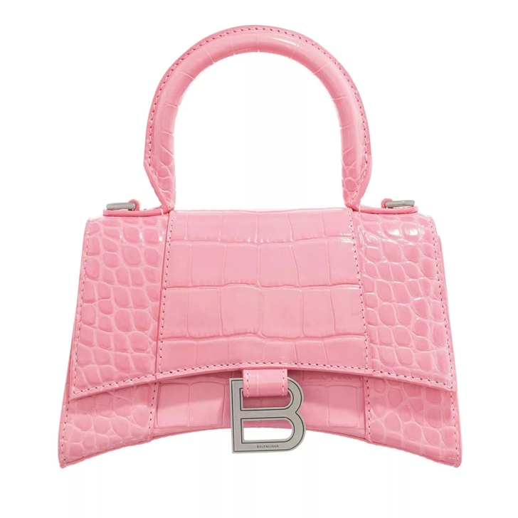 Pink hourglass balenciaga bag hot sale