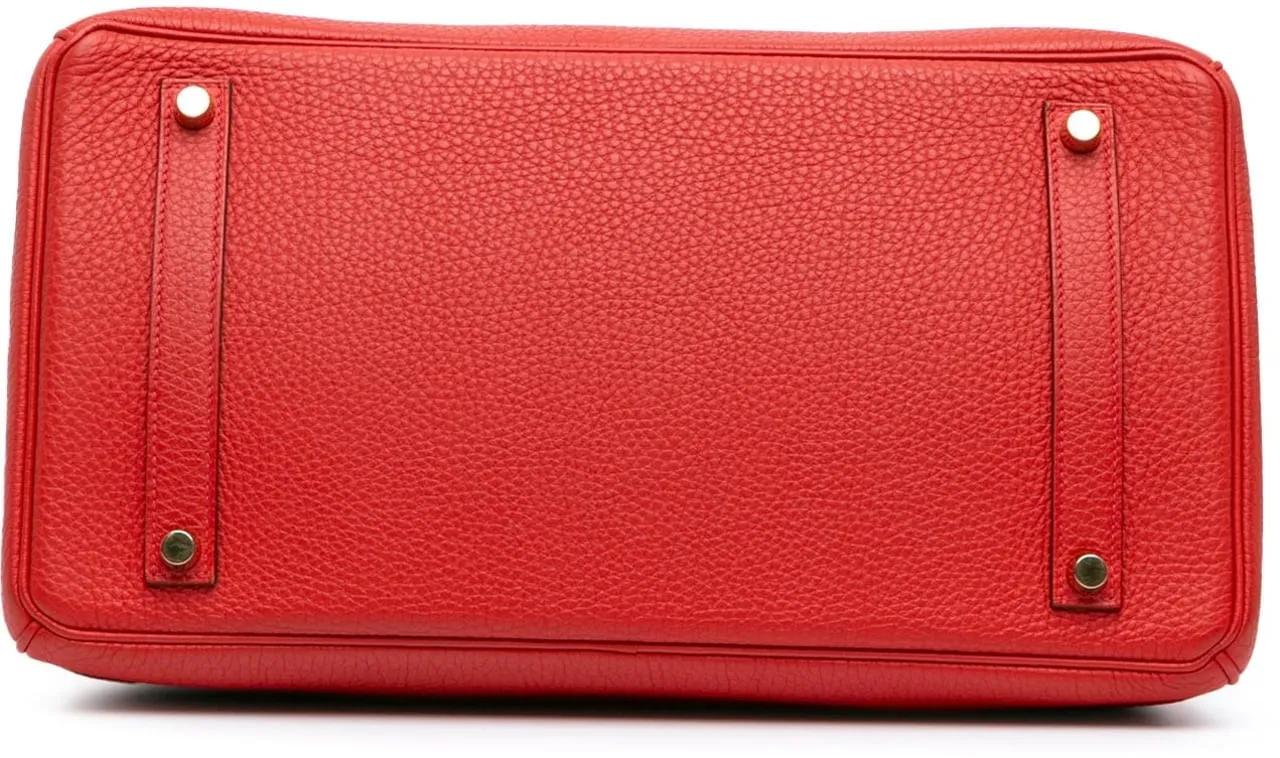Hermès Crossbody bags 2012 Togo Birkin Retourne 35 in rood