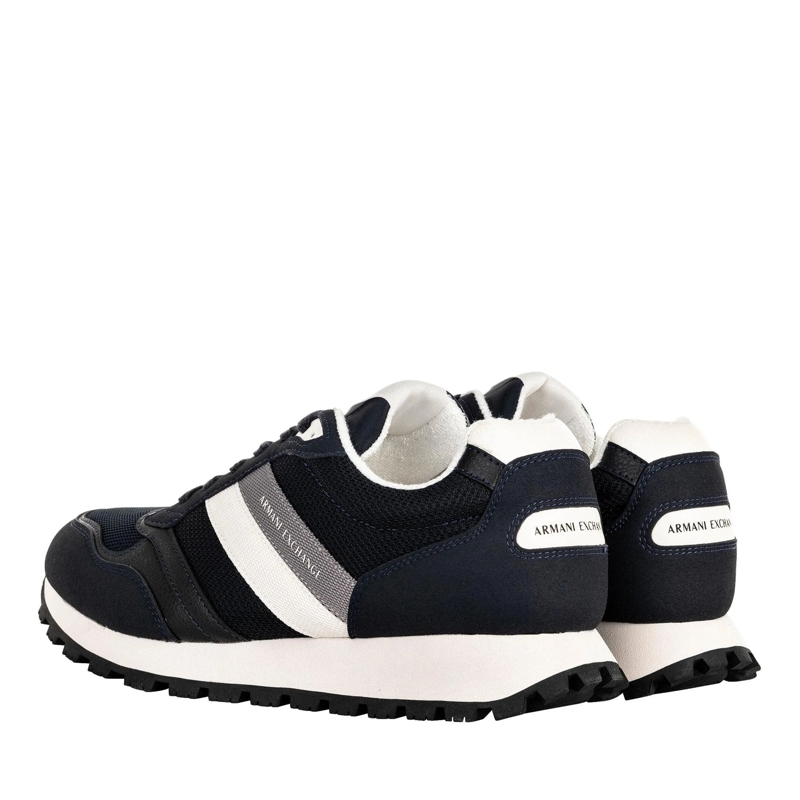 Armani Exchange Low-Top-Sneaker SNEAKER DROP MICROSUEDE 1er Pack blau(Image 4)