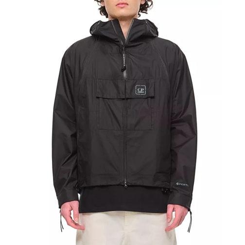 CP Company Metropolis Series Pertex Hooded Expandable Jacket Black 