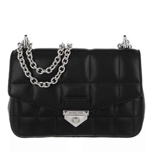 MICHAEL Michael Kors Soho Small Chain Shoulder Handbag  Leather Black Minitasche