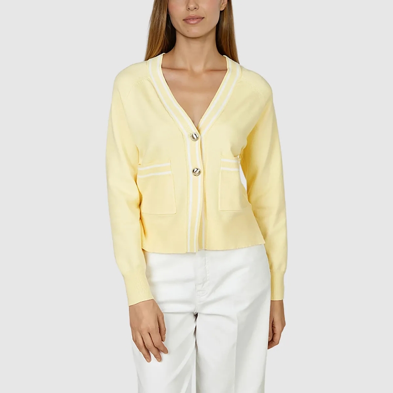 Marc Aurel Strickjacke Strickjacke gelb(Image 3)