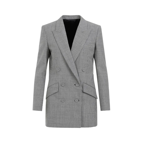 Givenchy Blazer Black And White Double Breast Jacket Black