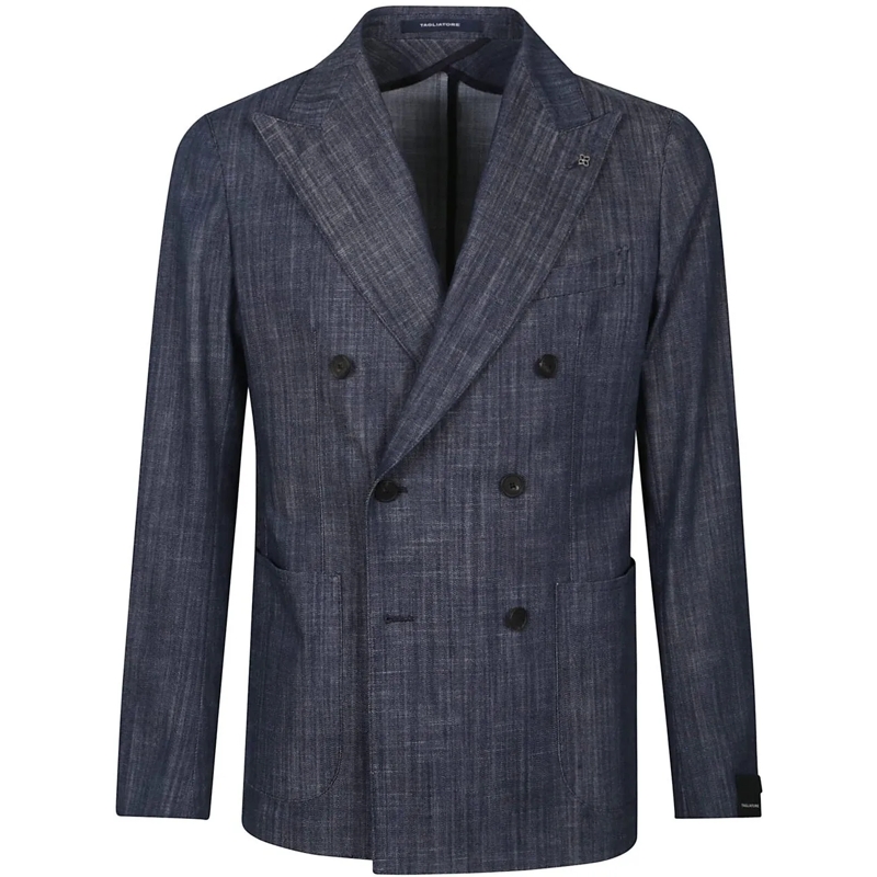 Tagliatore Daunenjacke Montecarlo Jacket Blue blau