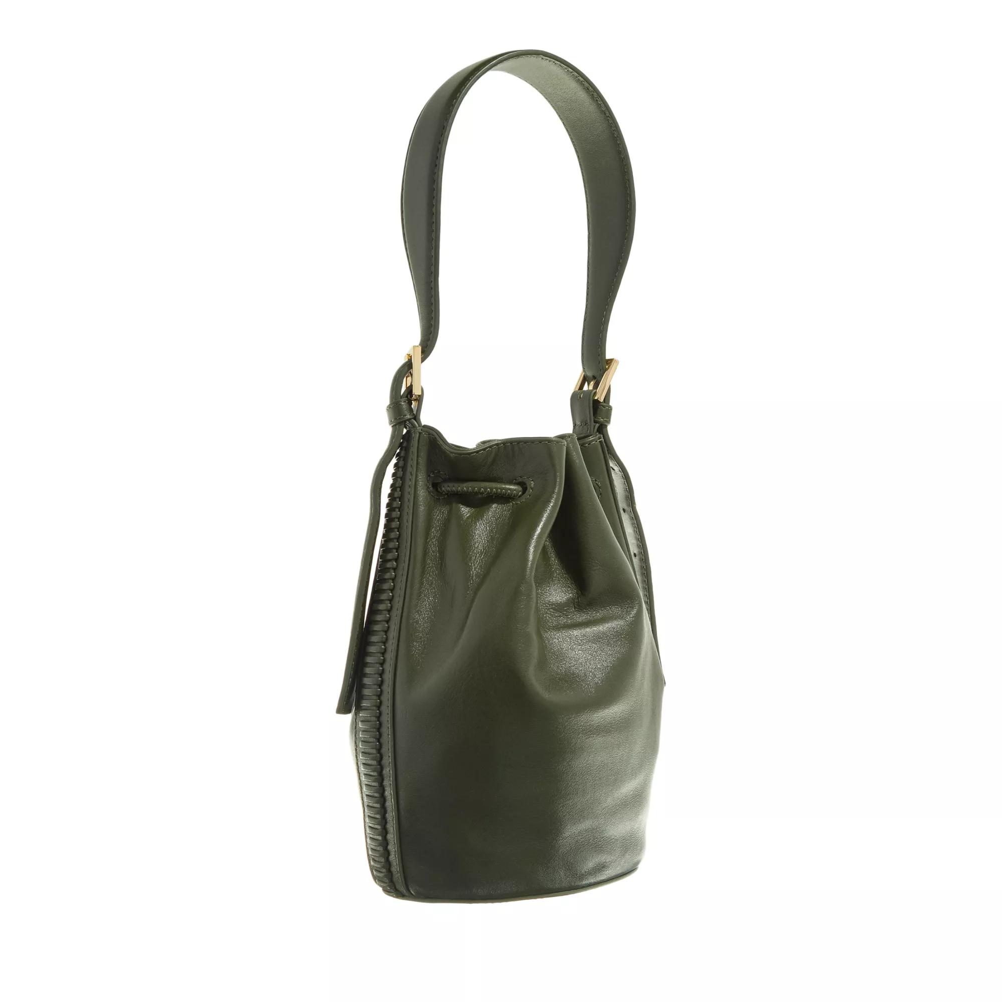 Green bucket outlet bag