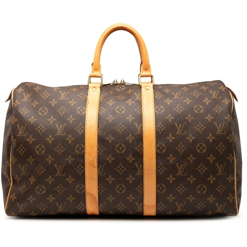Louis Vuitton Weekender Monogram Keepall 45 braun