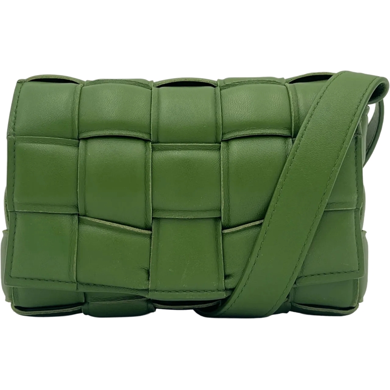Bottega Veneta Tote Bottega Veneta Mini Padded Cassette - Avocado grün