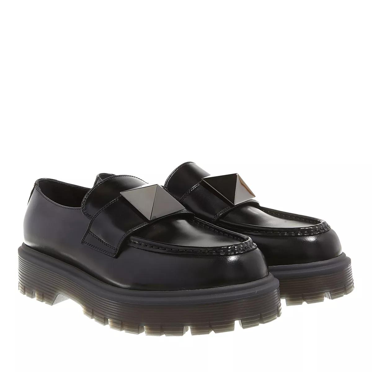 Valentino Garavani Loafers & Ballerinas - One Stud Mocassins - Gr. 40,5 (EU) - in Schwarz - für Damen