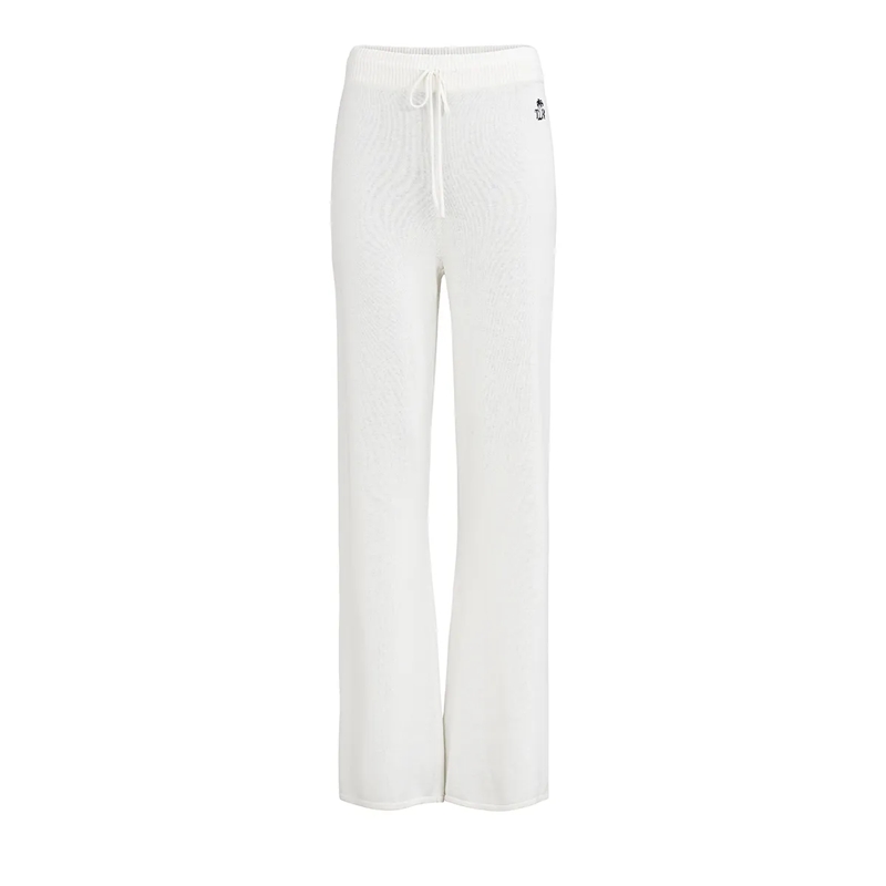 True Religion Jogginghose Strickhose weiss