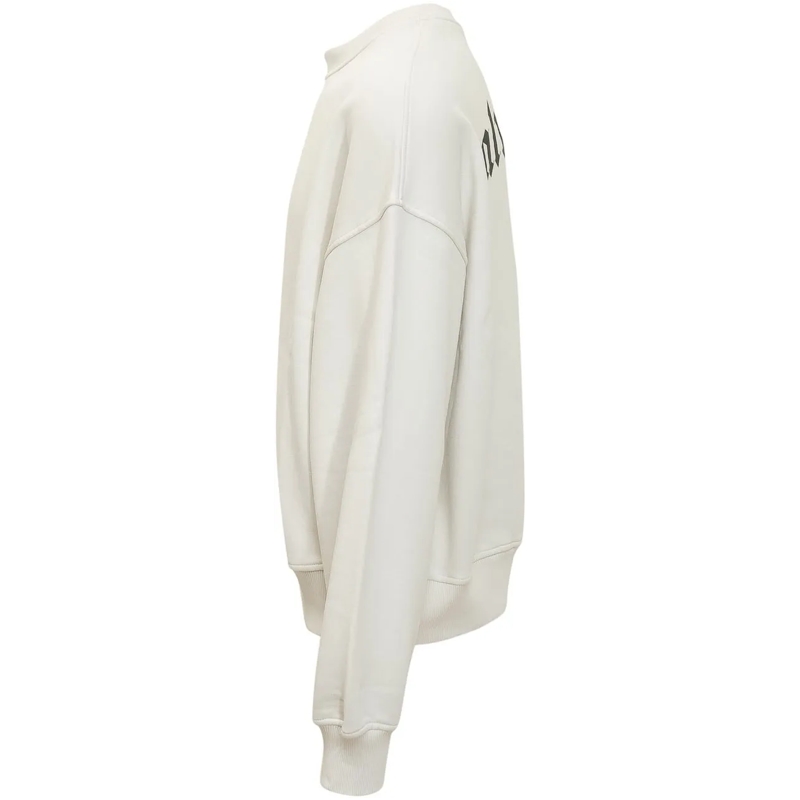 Palm Angels  Felpa con Girocollo e Logo weiß(Image 3)