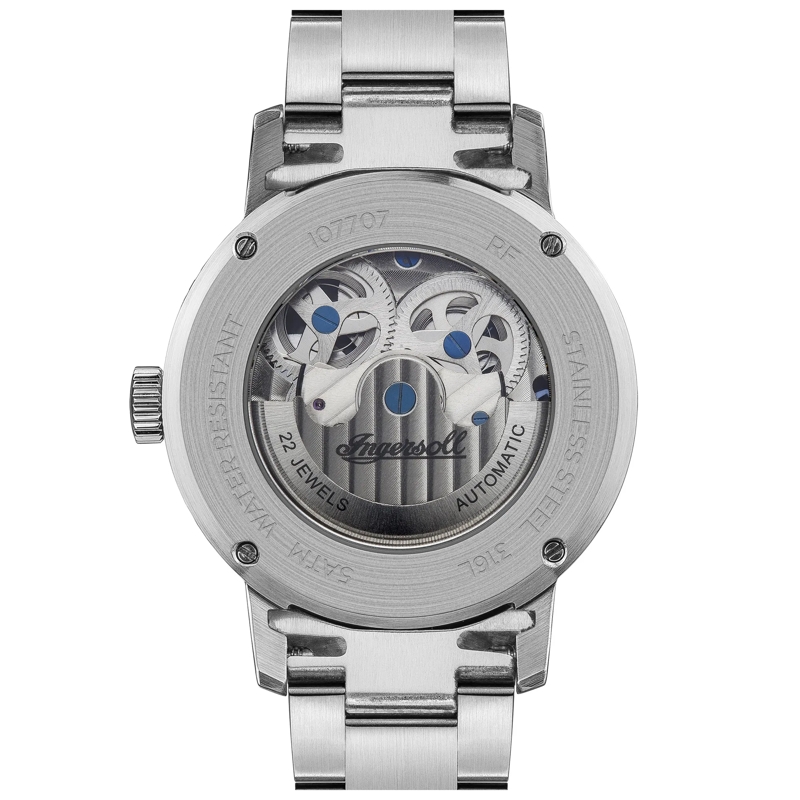 Ingersoll Automatikuhr Automatikuhr The Jazz- Anzeige: 2+2 Zeigersystem silber