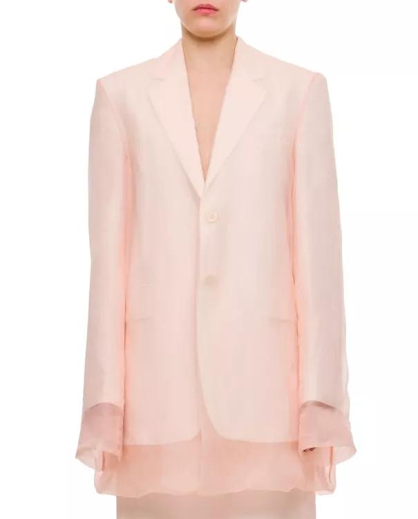 Thumbnail - Sportmax - Acacia Single Breasted Blazer - Größe 42 - pink
