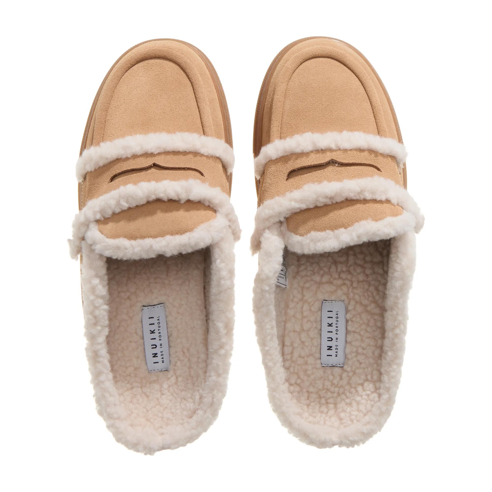 Thumbnail - INUIKII Slipper & Pantoletten - Mule Wool - Gr. 36 (EU) - in Braun - für Damen