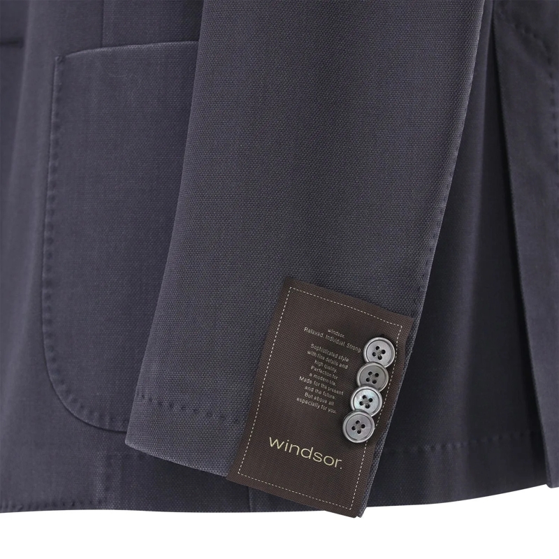 windsor. Veste de costume Sakko aus Wolle blau(Image 3)