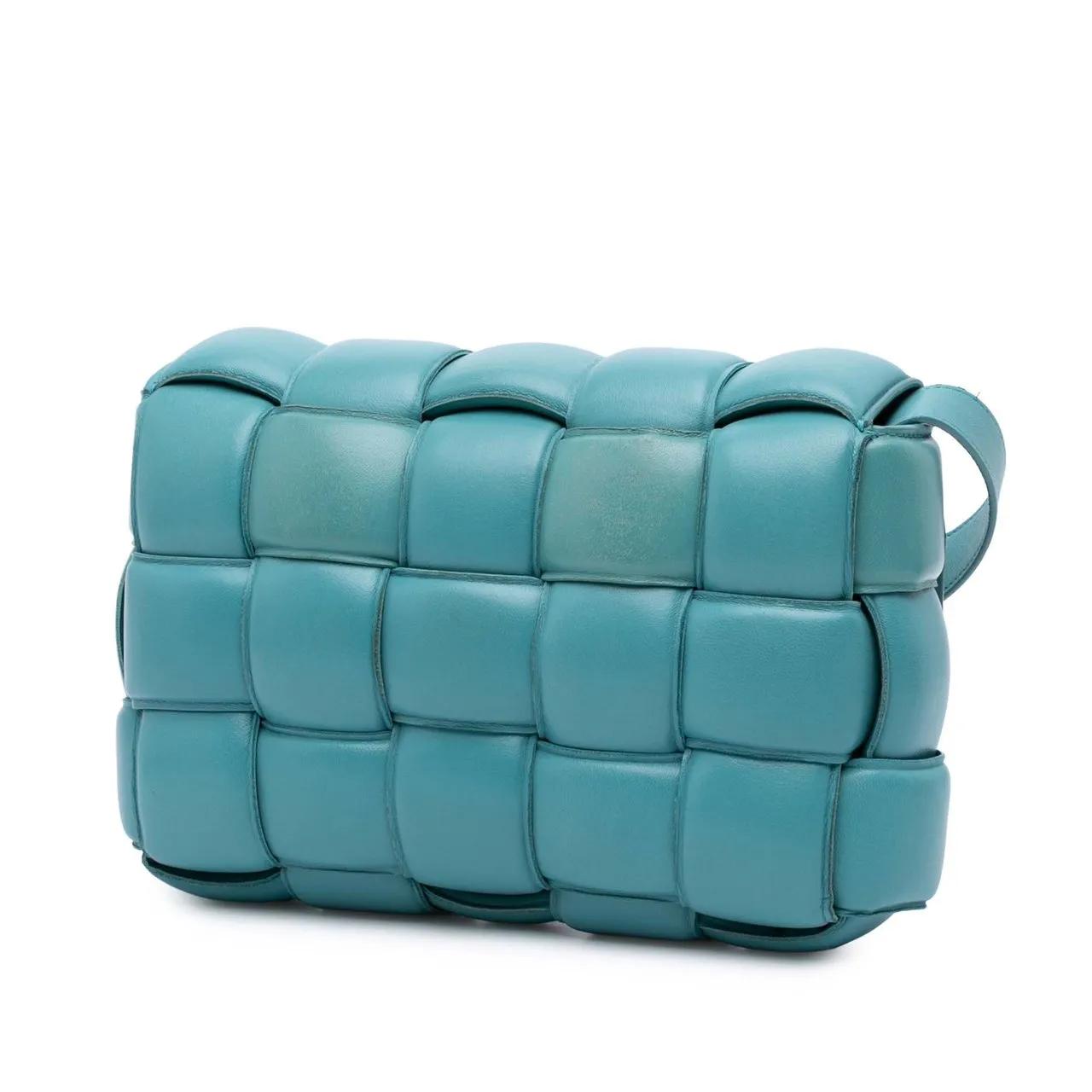 Thumbnail - Bottega Veneta Hobo Bags - Nappa Intrecciato Padded Cassette Crossbody - Gr. unisize - in Blau - für Damen