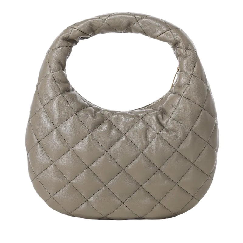 Saint Laurent Hobo Bag Tasche Icarino aus Nappaleder grau