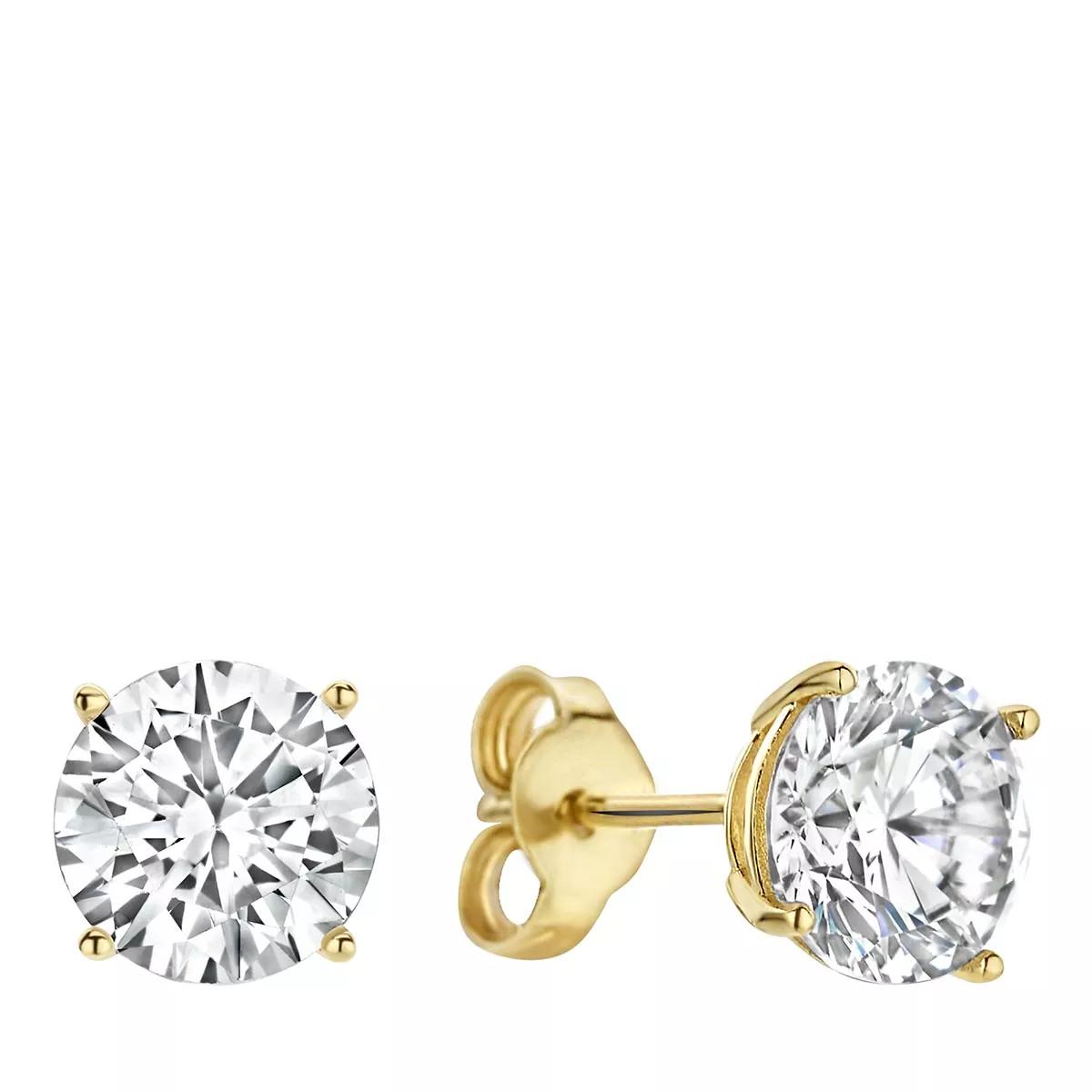 BELORO Ohrringe - Monte Napoleone Stella 9 karat ear studs with zirc - Gr. unisize - in Gold - für Damen