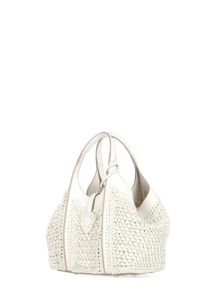 TOD'S Hobo bags White Shopping T Timeless Bag in beige