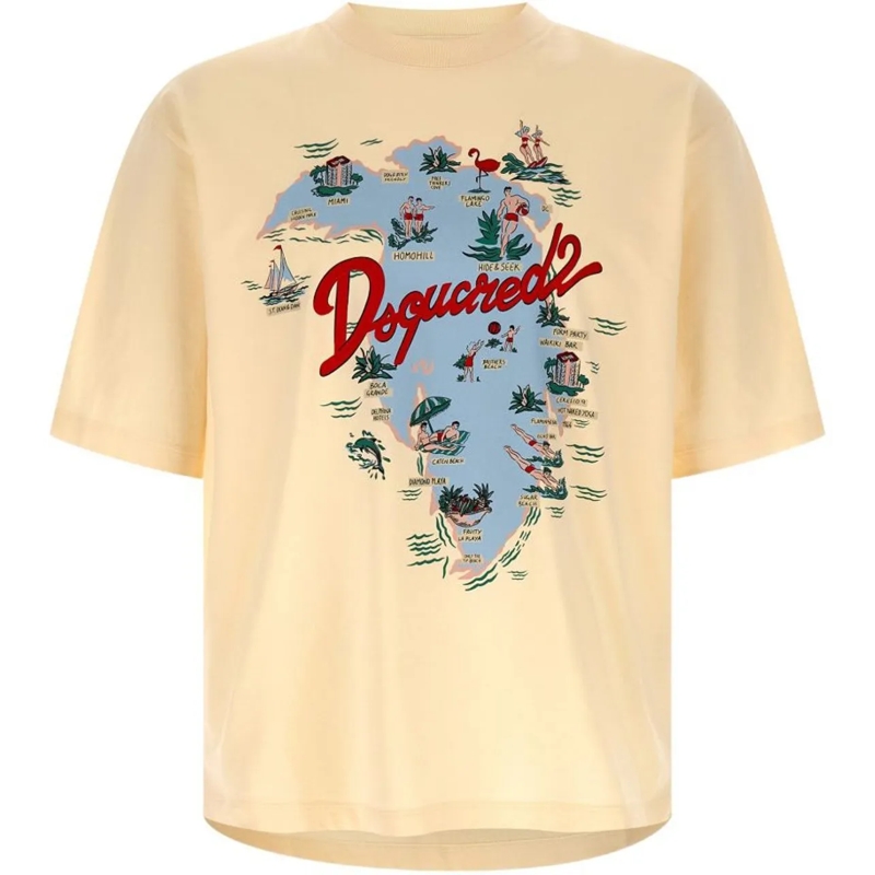 Dsquared2 T-Shirt T-Shirts And Polos Beige beige