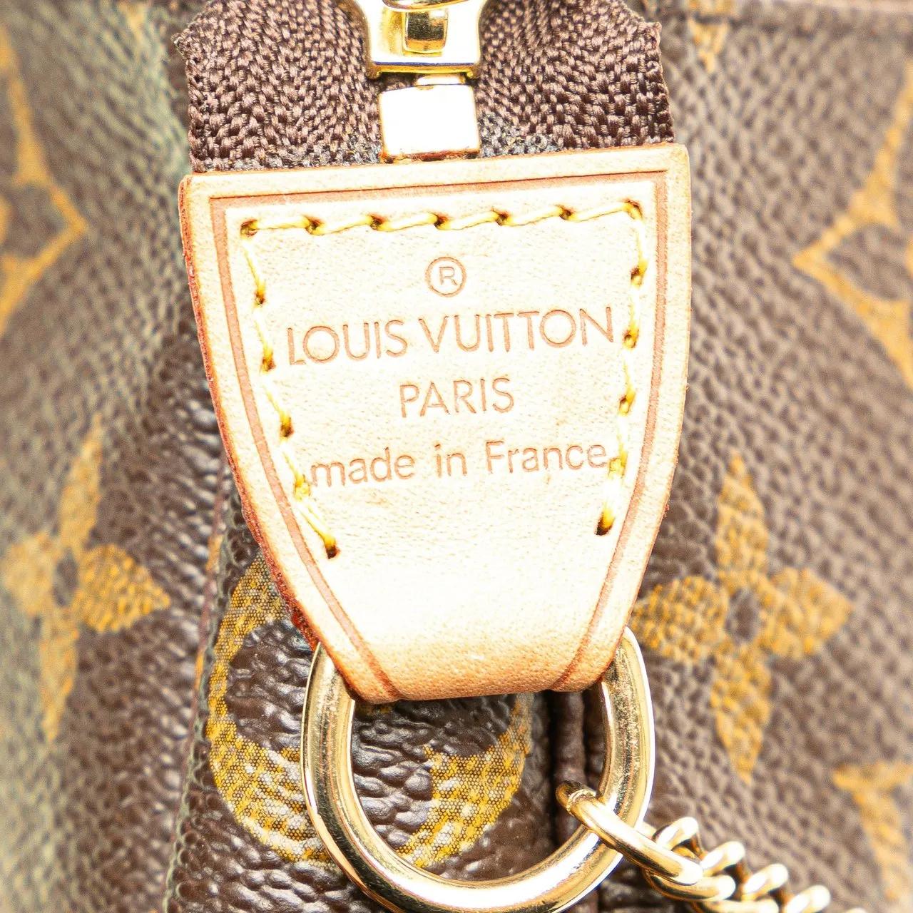 Louis Vuitton Hobo bags Monogram Trunks and Bags Mini Pochette Accessoires in bruin