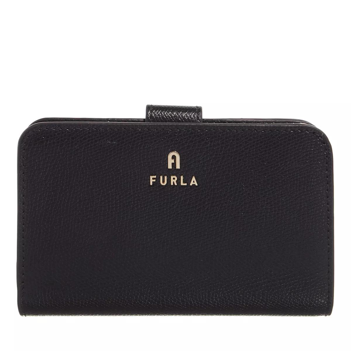 Furla Portemonnaie - Furla Camelia M Compact Wallet - Gr. unisize - in Schwarz - für Damen