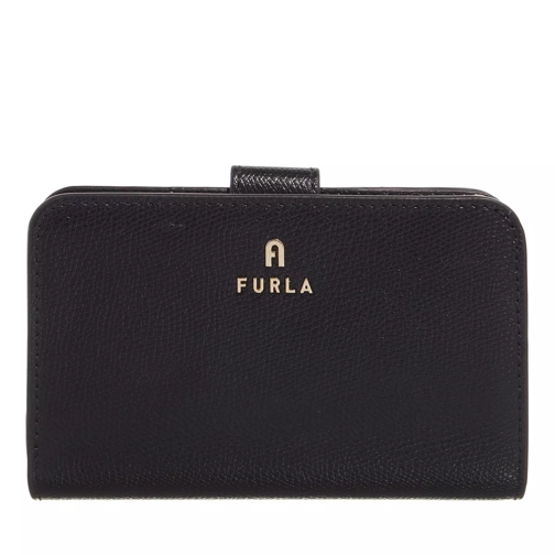 Furla Furla Camelia M Compact Wallet Nero Portemonnaie mit Überschlag