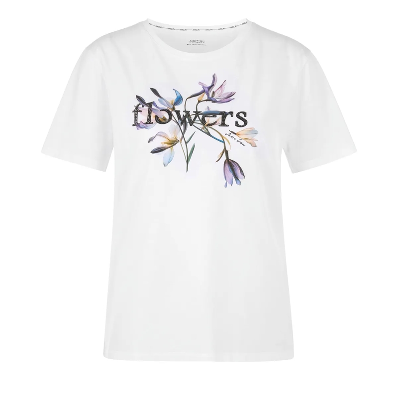 Marc Cain Top T-Shirt white