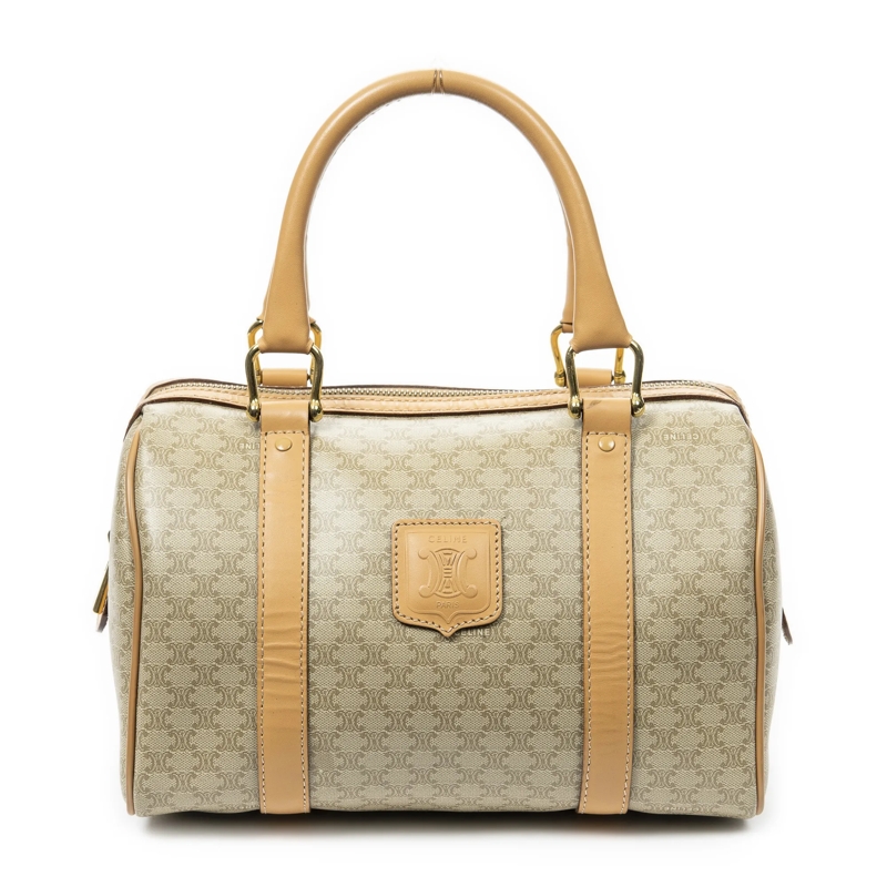 Celine Crossbody Bag Vintage Mini Boston beige