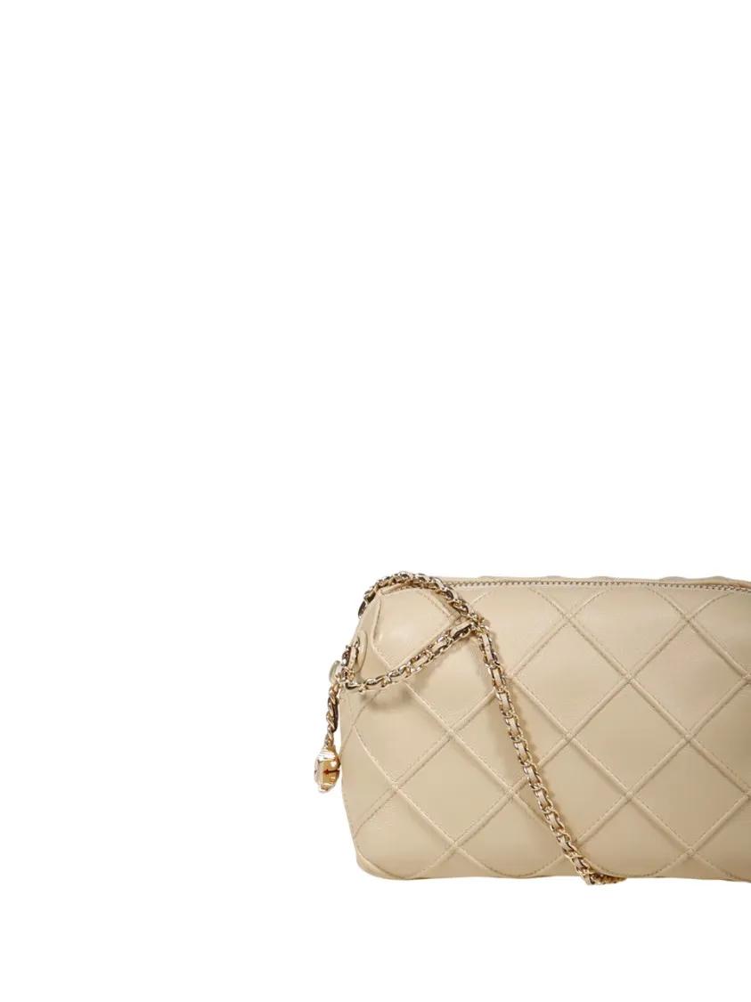 TORY BURCH Hobo bags Fleming Small Crossbody Bag in beige