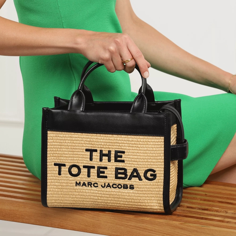 Marc Jacobs Tote Mini The Woven Tote Bag Beige(Image 2)
