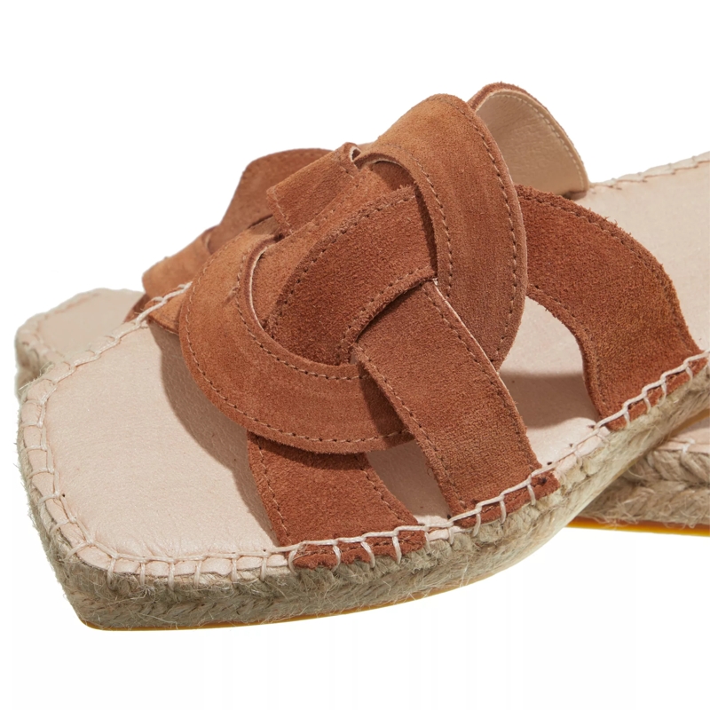 Espadrij l’originale Claquettes Tours Velour  Cognac(Image 4)