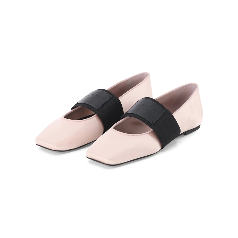 Givenchy Schnürschuhe Ballerinas aus Satin pink