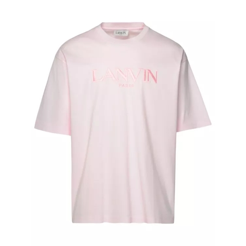 Lanvin Pink Cotton T-Shirt Pink 