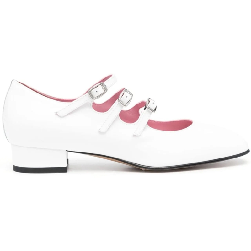 Carel Paris Ballerinas Flat Shoes White weiß