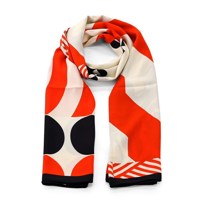 Dries Van Noten Écharpe légère Tuch mit Muster mehrfarbig