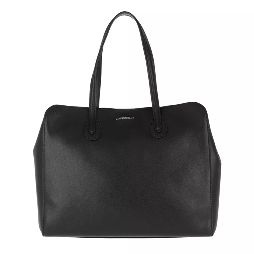 Coccinelle Lulin Handle Bag Noir Shopping Bag