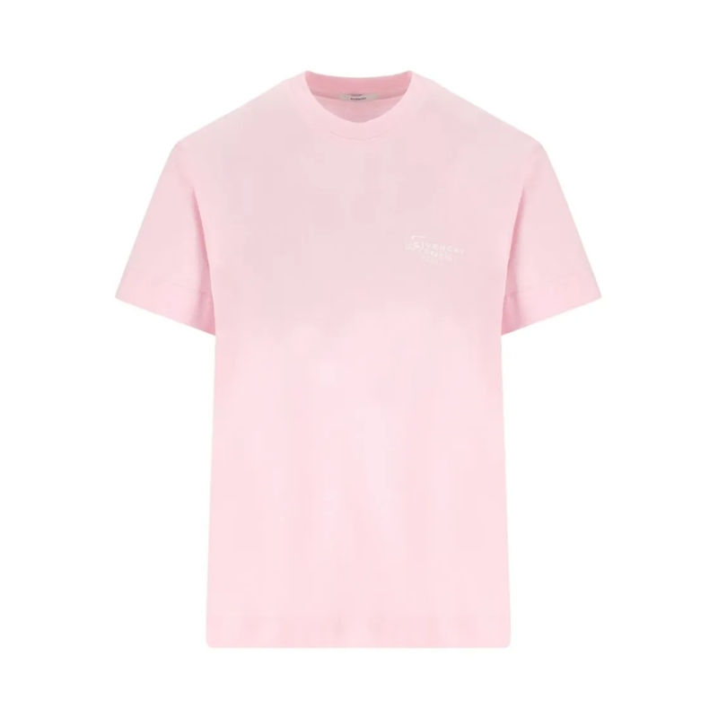 Givenchy T-shirt Short-Sleeve Silk And Nylon Top Neutrals