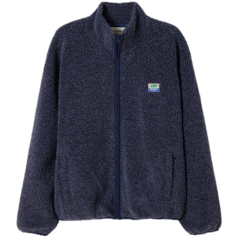American Vintage Daunenjacke fleece blue blau