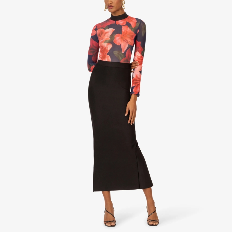 Kraimod Midikleid Bandagekleid rot(Image 3)