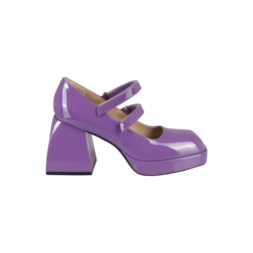 Nodaleto Pump Bulla Babies Lilac Patent Leather Sandals Purple