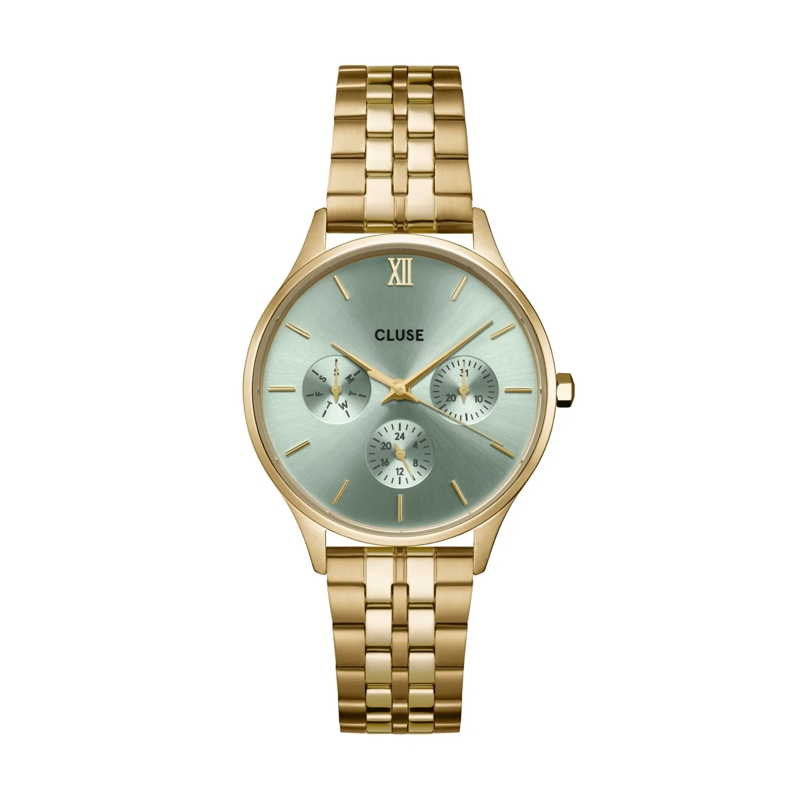CLUSE Quartz Horloge Minuit Uhr Gold