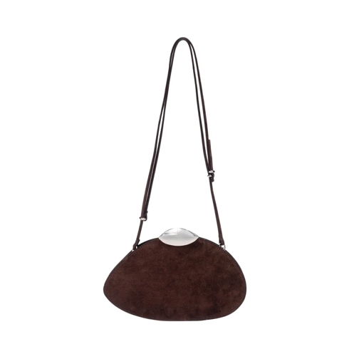 Benedetta Bruzziches Belle De Jour Ariel Pouch Brown Borsa a tracolla