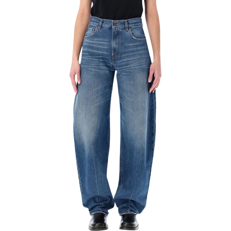 Haikure Jeans Bibi Balloon Denim Jeans Blue