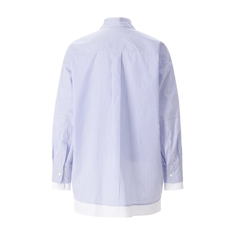 CALIBAN Bluse Gestreifte Hemdbluse blau(Image 2)