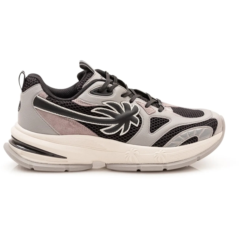 Palm Angels Low-Top-Sneaker Palm Runner Sneakers con Inserti Mesh grau