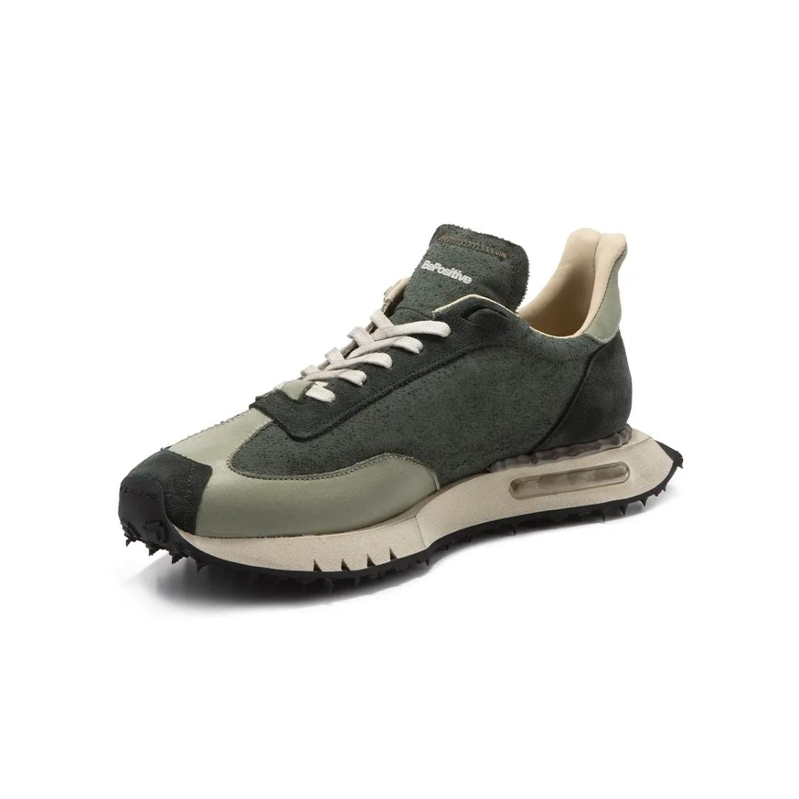 Thumbnail - Be Positive Low-Top Sneaker - Space Race Wing - Cotton - Gr. 44 (EU) - in Grün - für Damen