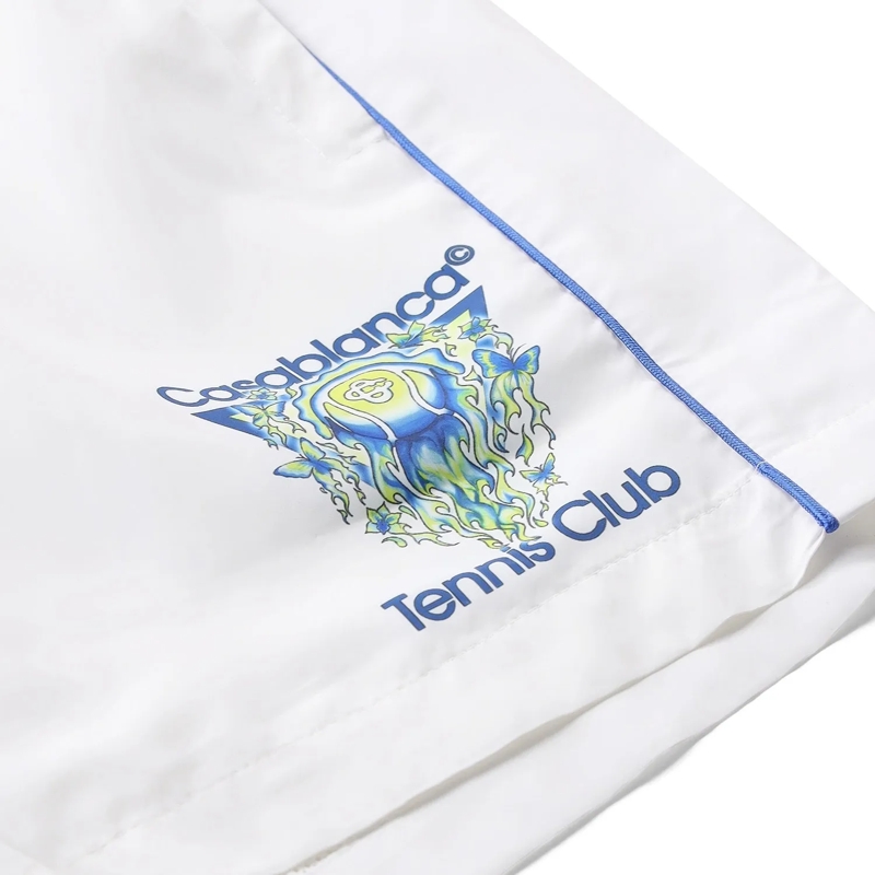 Casablanca Bermuda Badeshorts mit Print weiß(Image 5)