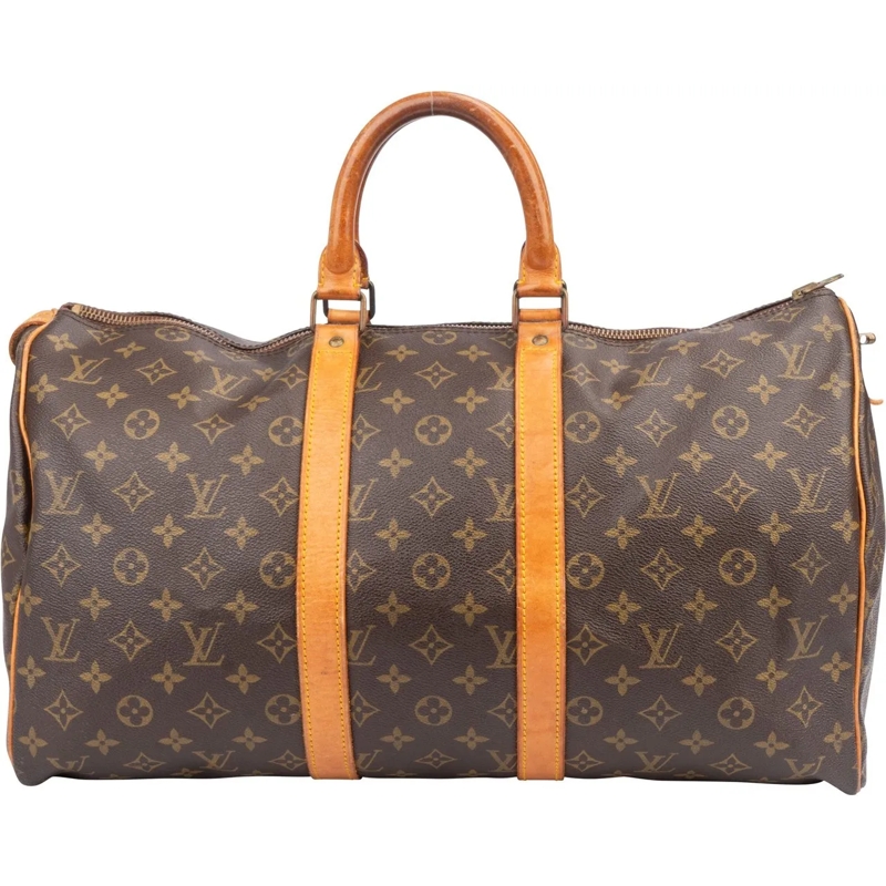 Louis Vuitton Tote Louis Vuitton Canvas Monogram Keepall 45 braun