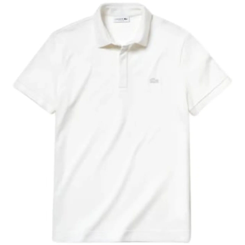 Lacoste Polo Short Sleeve Polo Wit met Wit Logo weiß